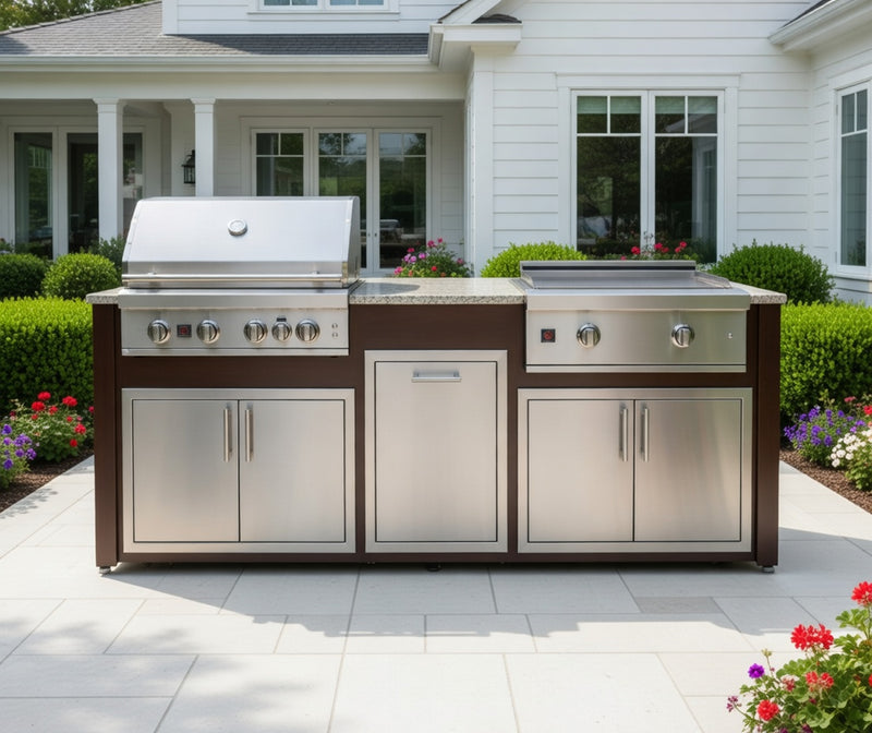 Complete Outdoor Kitchen Islands COKI 2.0 Peachtree Islands | Black