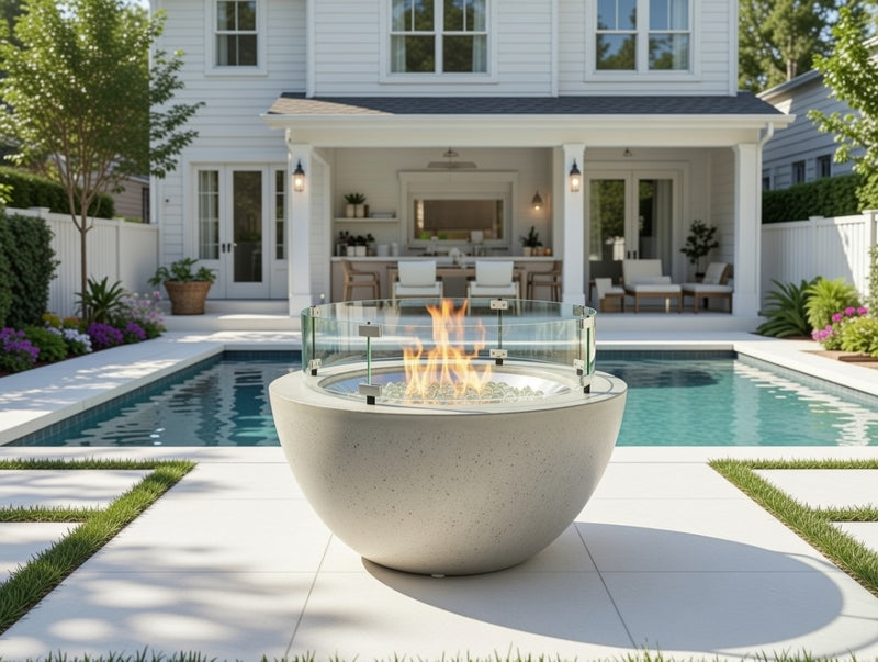 Fire Bowl 29" Round Natural Grey Cove