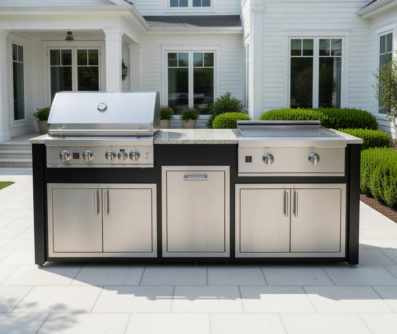 Complete Outdoor Kitchen Islands COKI 2.0 Peachtree Islands | Black