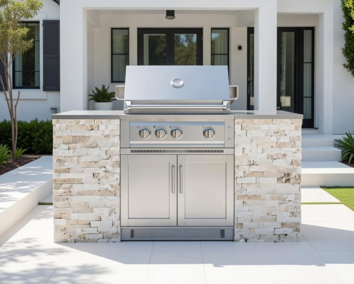 Signature Series 6PC Custom Outdoor Kitchen · 304 Stainless Steel · Sh ...