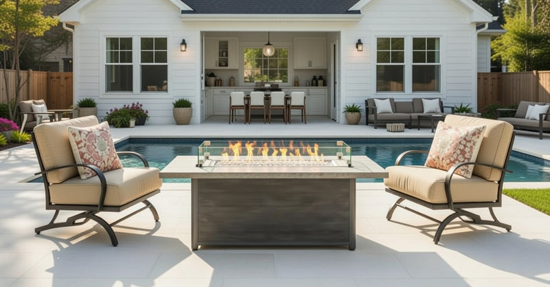 Linear Fire Pit Table Cedar Ridge 61"