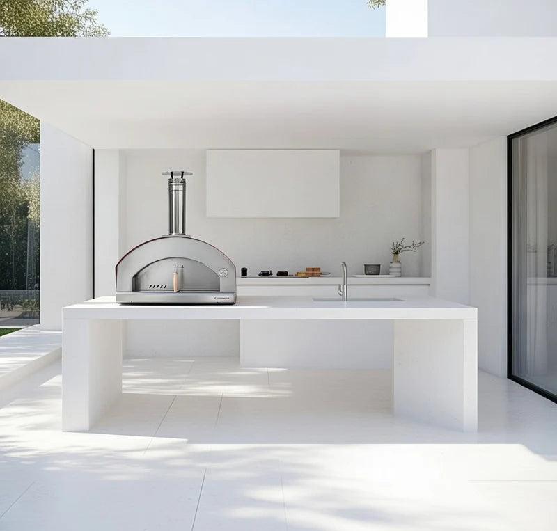 Rossofuoco PIÙTRECENTO Wood-fired Oven - Red 40"