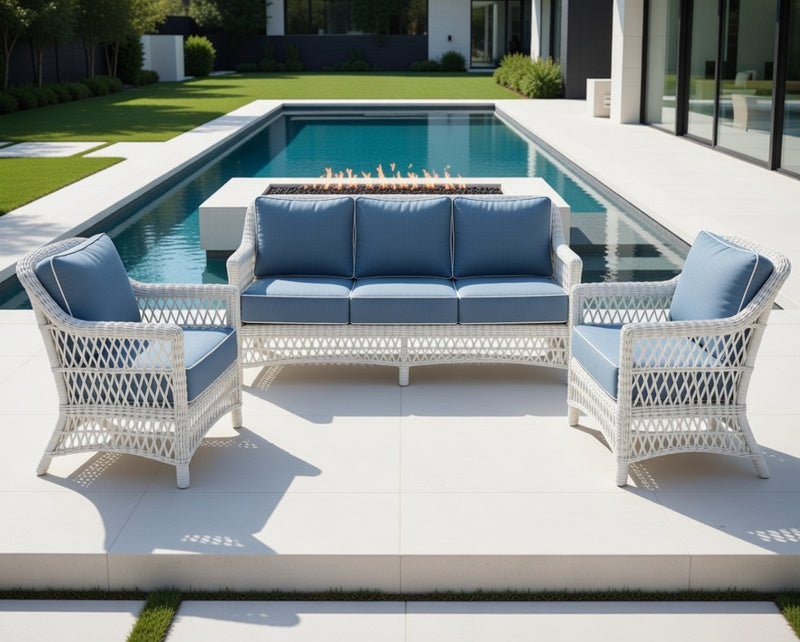 Outdoor Sofa Set Chairs and Cushions