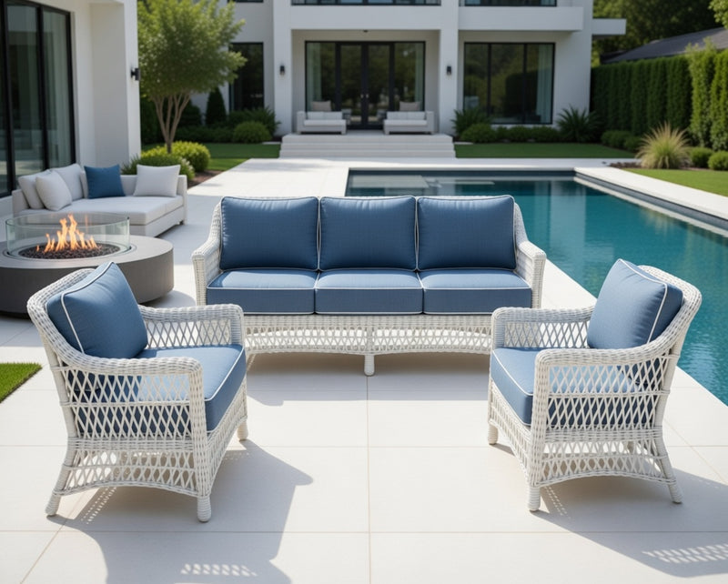 Outdoor Sofa Set Chairs and Cushions