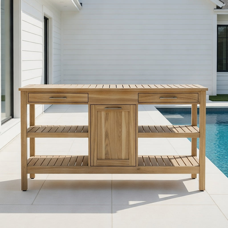 Outdoor Frances Teak Buffet