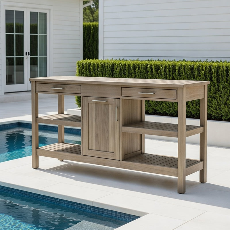 Outdoor Frances Teak Buffet