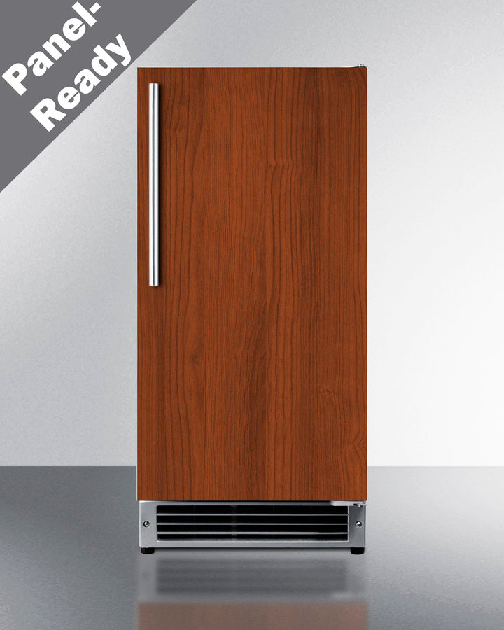 Summit 15" Wide 25 lb. Drain-Free Icemaker, ADA Compliant (Panel Not Included)