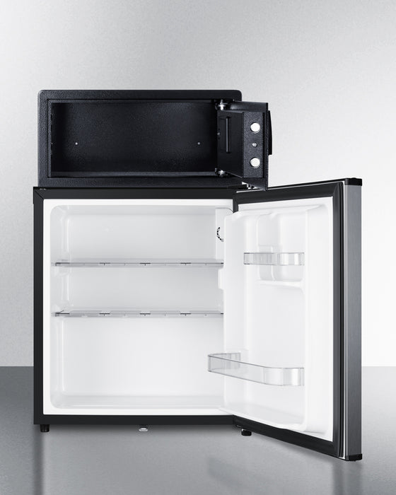 Summit Minibar/In-Room Safe Combination Stainless Steel