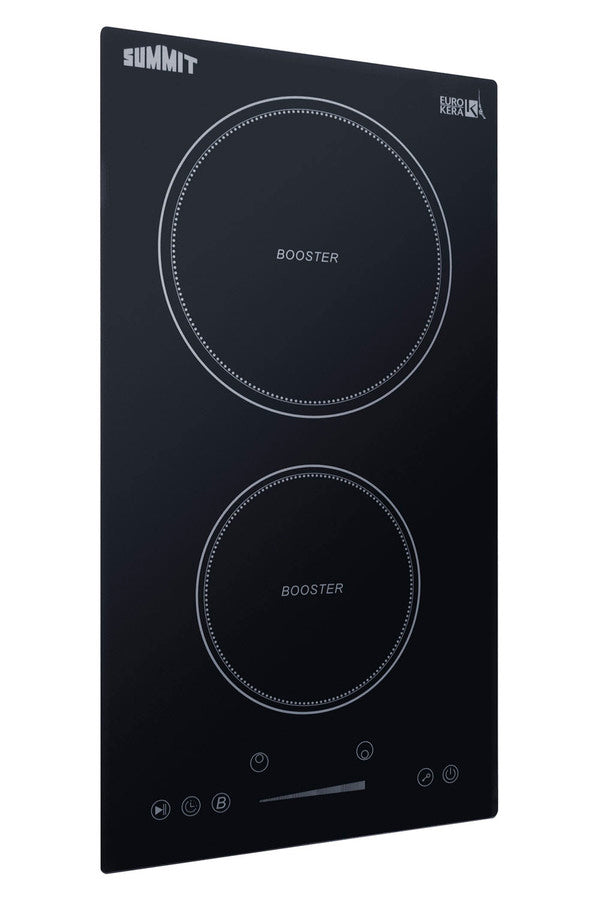 Summit 12" Wide 208-240V 2-Zone Induction Cooktop