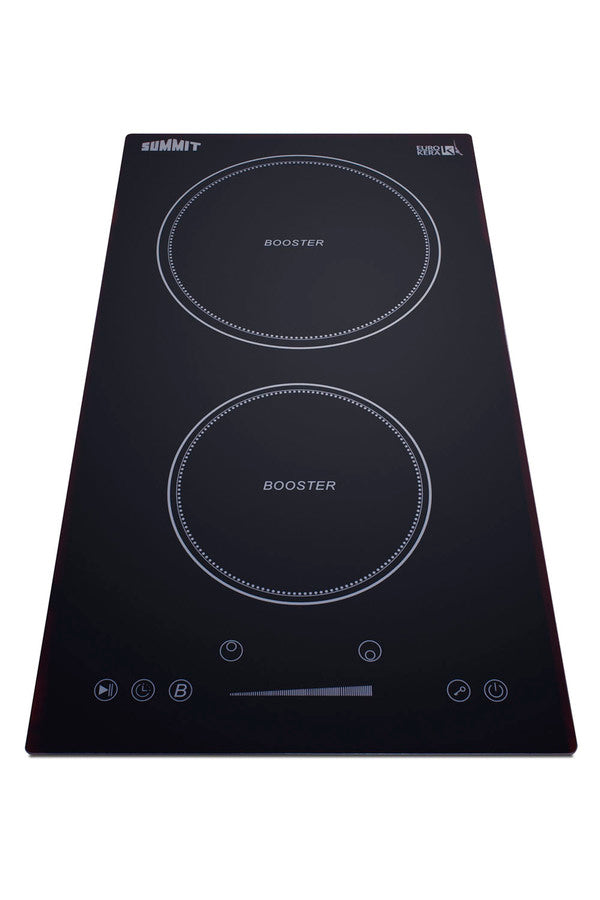 Summit 12" Wide 208-240V 2-Zone Induction Cooktop