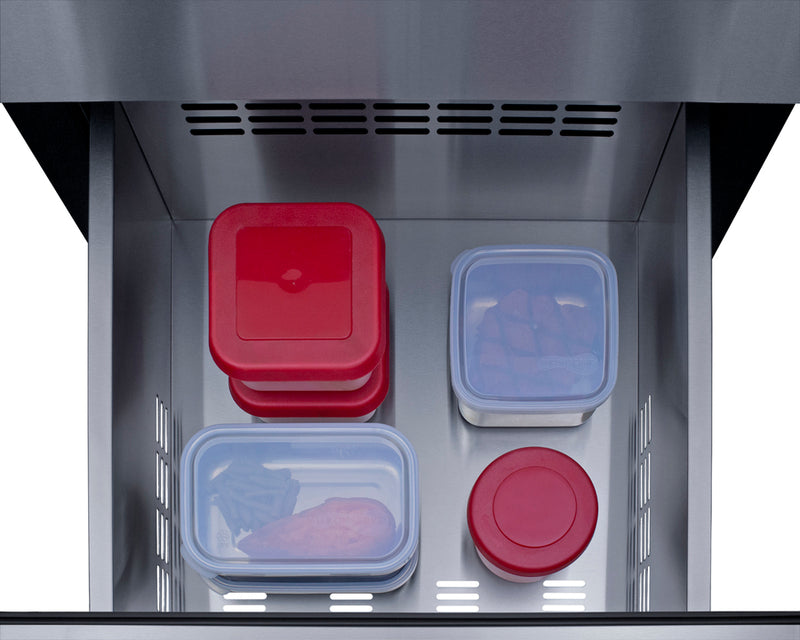 Summit Indoor 24" Wide Built-In 3-Drawer All-Refrigerator