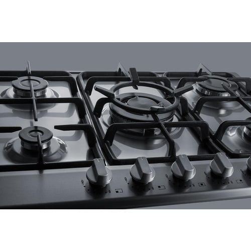Summit 27" Wide 5-Burner Gas Cooktop