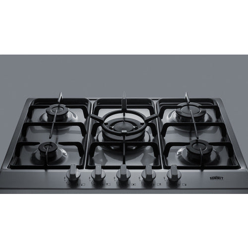 Summit 27" Wide 5-Burner Gas Cooktop