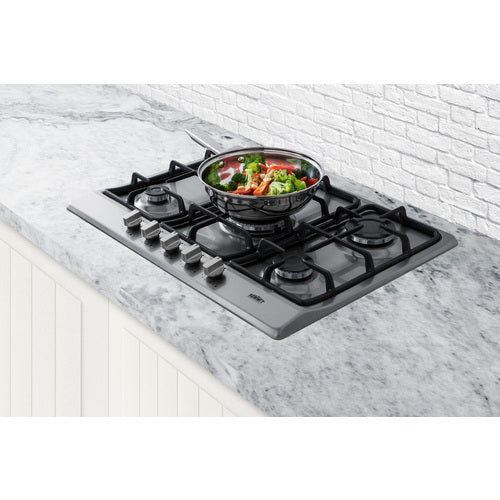 Summit 27" Wide 5-Burner Gas Cooktop