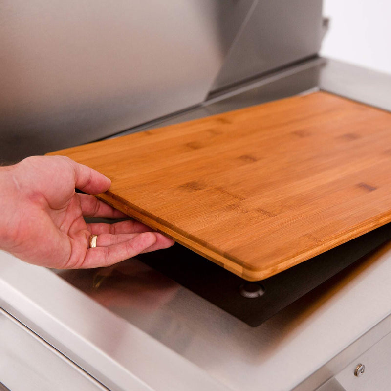 American Made Grills AMG-MUS36-CART Muscle 36-Inch Dual Fuel Wood and Gas Grill with Infrared Searing Burner and Rotisserie Kit on Cart