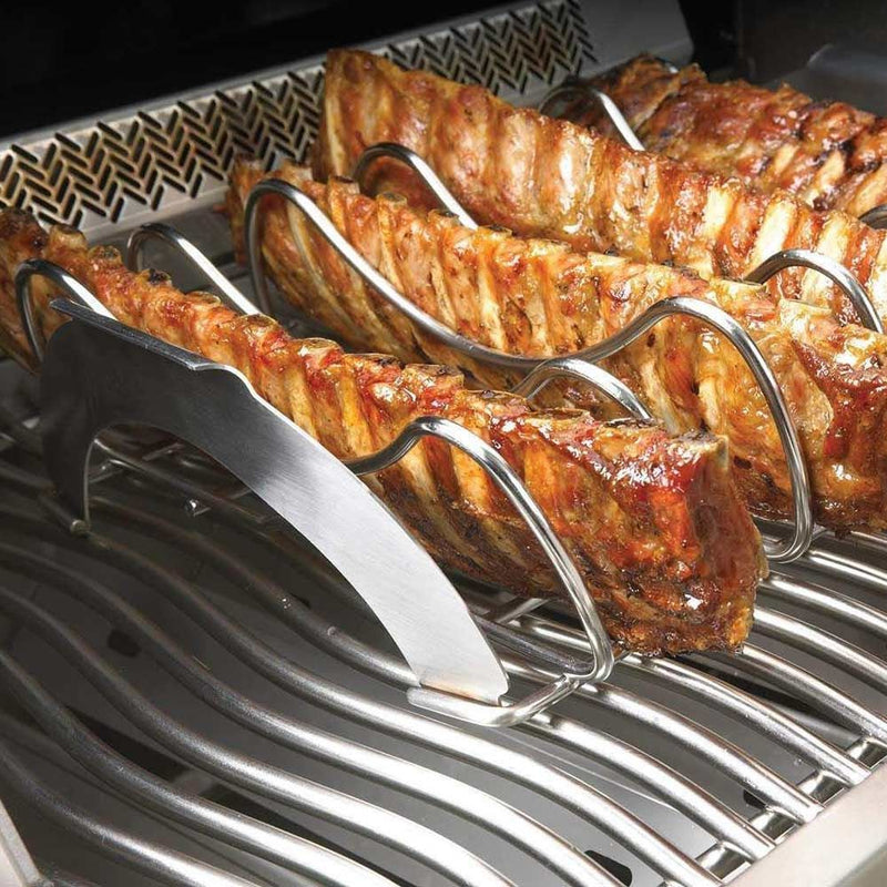 Napoleon Ultimate Gas Grill Accessory Bundle for Versatile Grilling, Pizza Stones, Flexible Grill Basket, Pepper Roasting Rack, Burger Press Kit, Rib Roasting Rack and Chicken Roaster