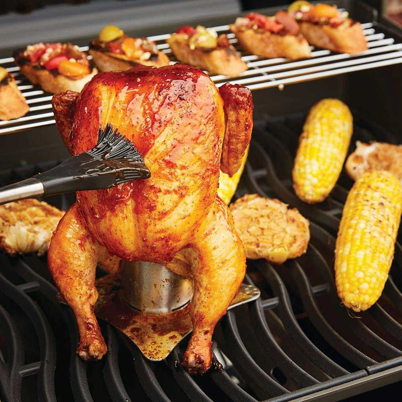 Napoleon Ultimate Gas Grill Accessory Bundle for Versatile Grilling, Pizza Stones, Flexible Grill Basket, Pepper Roasting Rack, Burger Press Kit, Rib Roasting Rack and Chicken Roaster