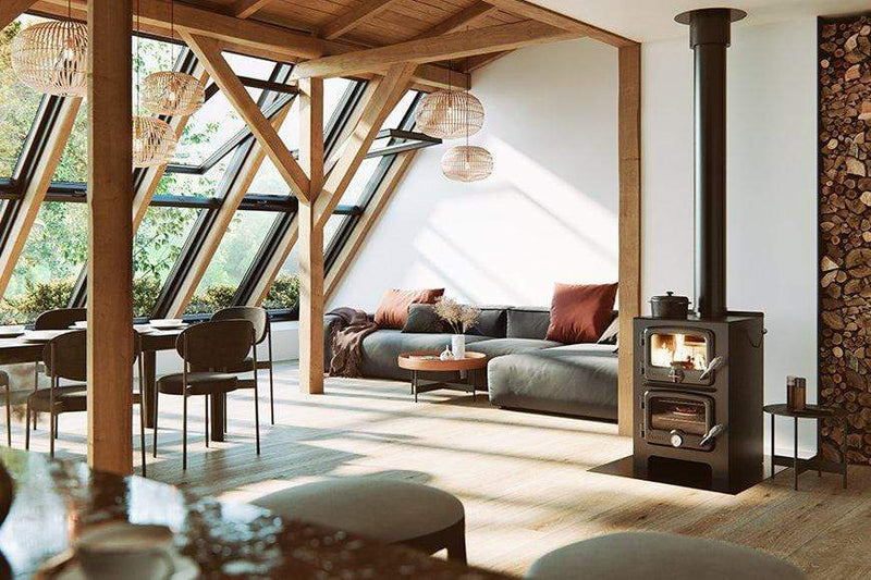 Nectre Bakers Wood-Burning Oven & Fireplace N350, 30,000 BTU