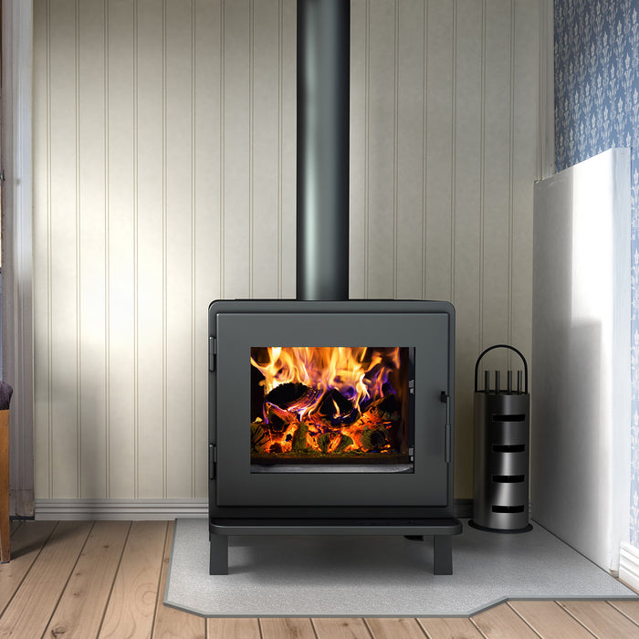 STHOUYN 11 Square Feet Natural Vent Freestanding Wood Burning Stove &  Reviews
