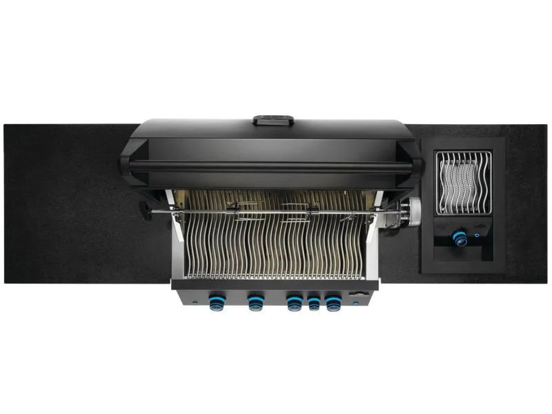 Oasis 300 Bundle 4 Burner Built-In 700 Series 32 with Infrared Rear Burner Propane Gas Grill in Matte Black