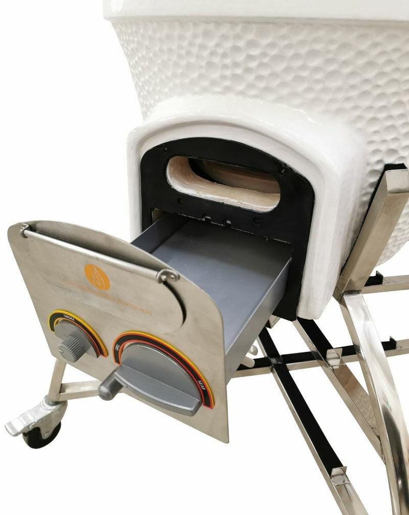 Vision XD702 Maxis Ceramic Kamado Grill- White