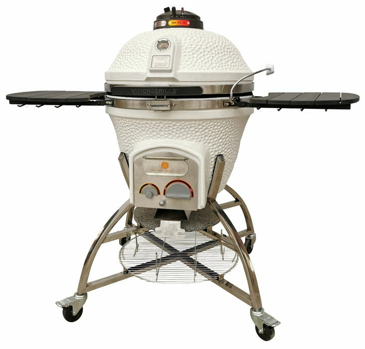 Vision XD702 Maxis Ceramic Kamado Grill- White