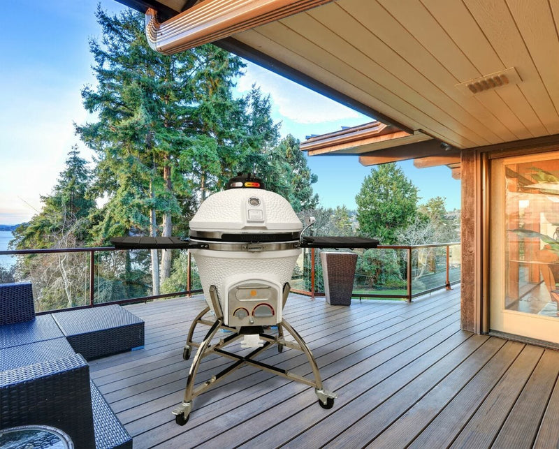 Vision XD702 Maxis Ceramic Kamado Grill- White