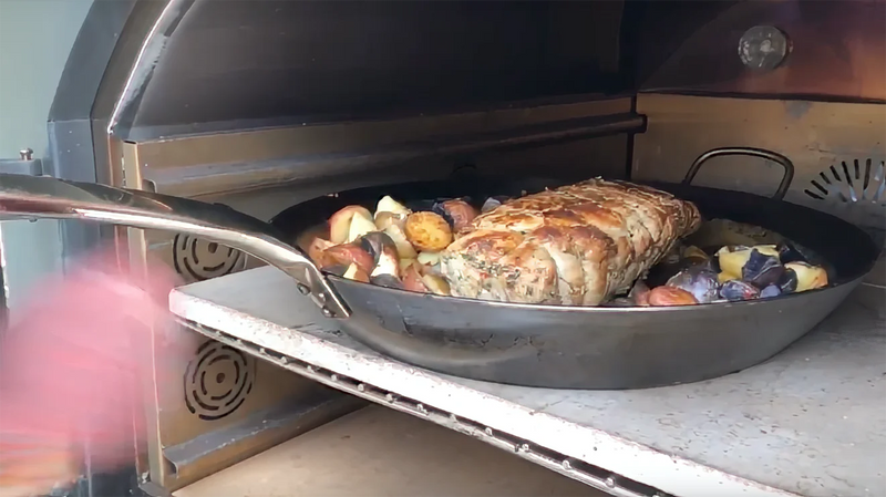 Fontana Gusto Wood-Fired Dual Chamber Oven