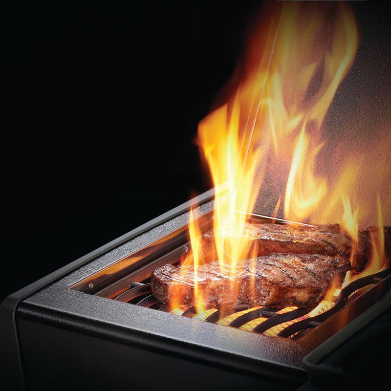 Napoleon RXT425SIBSS Rogue XT 425 Gas Grill on Cart with Infrared Side Burner, 23.75-Inches