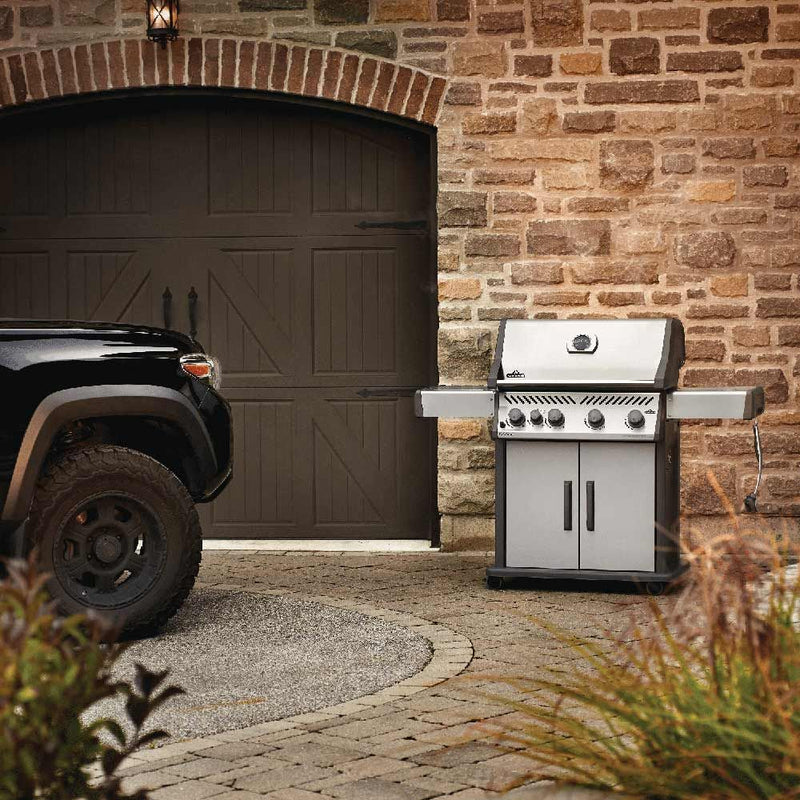 Napoleon RXT525SIBSS Rogue XT 525 Gas Grill on Cart with Infrared Side Burner, 28.75-Inches