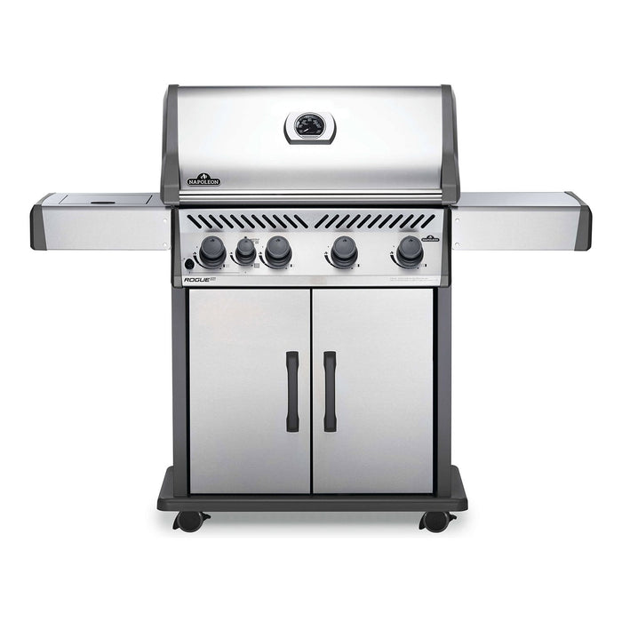 Napoleon RXT525SIBSS Rogue XT 525 Gas Grill on Cart with Infrared Side Burner, 28.75-Inches