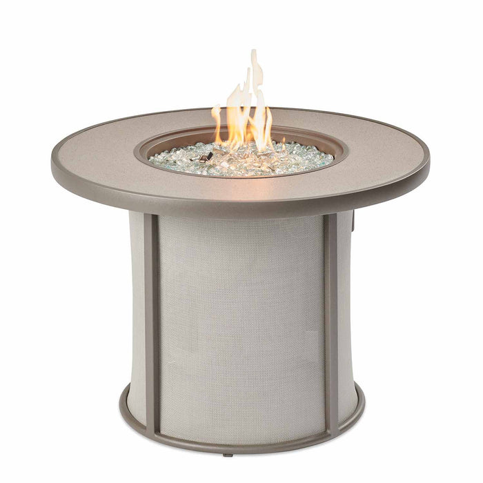 The Outdoor GreatRoom Company SF-32-K Stonefire Gas Fire Table, 32x32-Inches - Grey