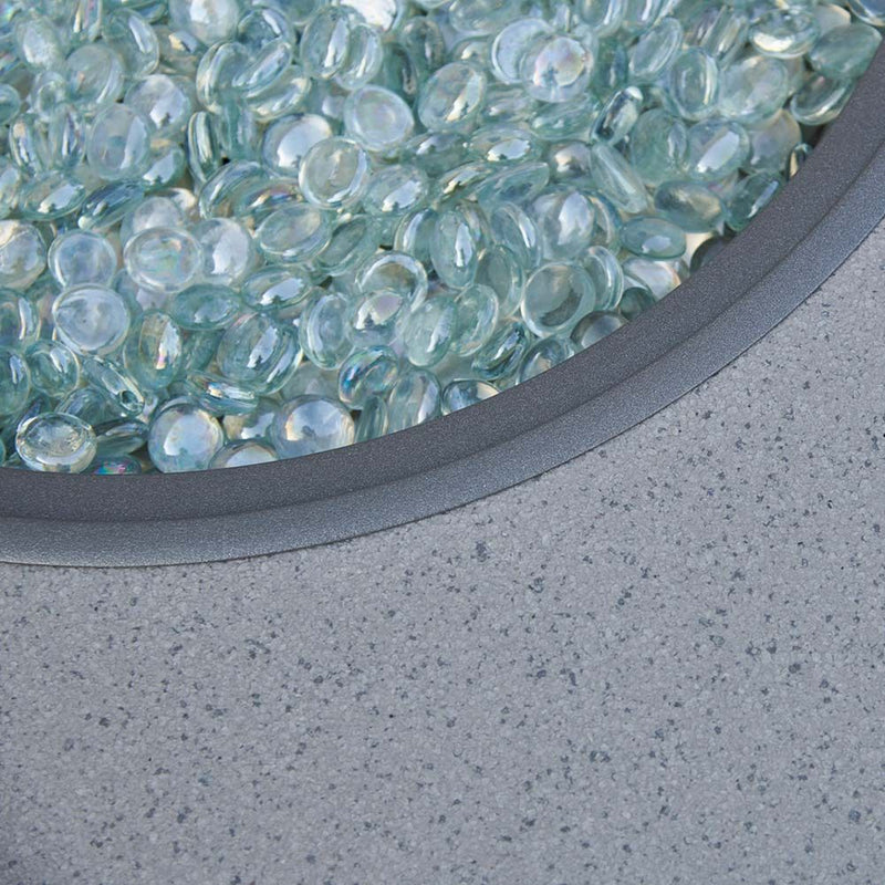 The Outdoor GreatRoom Company SF-32-K Stonefire Gas Fire Table, 32x32-Inches - Grey