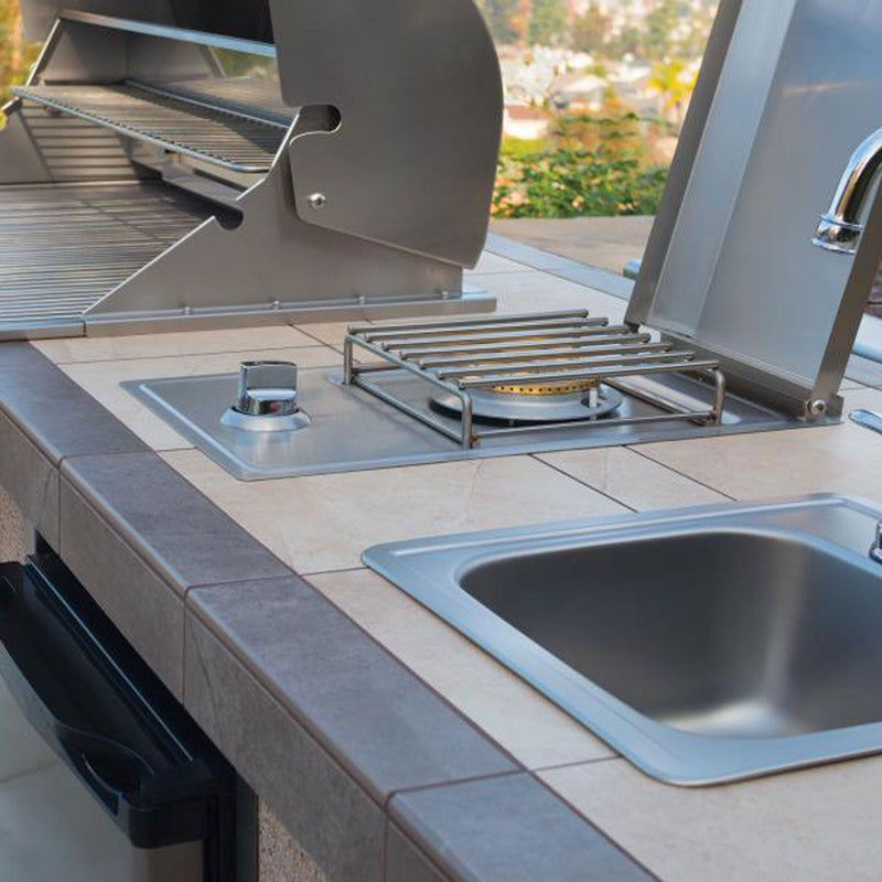 Bull BG-12389 Small Stainless Steel Sink, 14.875x14.875-Inches