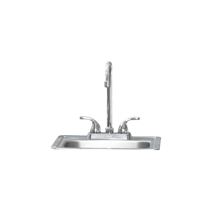 Bull BG-12389 Small Stainless Steel Sink, 14.875x14.875-Inches