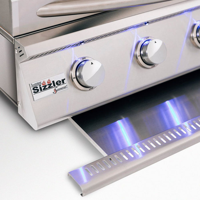 Summerset SIZPRO40 Sizzler Pro Series Built-In Gas Grill, 40-Inch