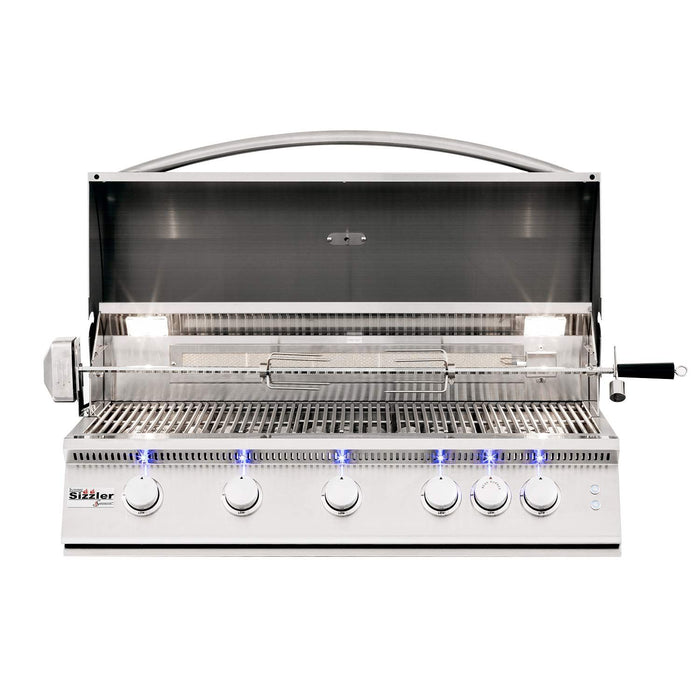 Summerset SIZPRO40 Sizzler Pro Series Built-In Gas Grill, 40-Inch