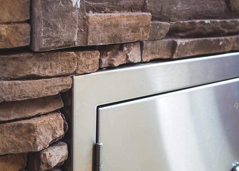 Summerset SSTD1-20M Vented Propane Tank/Trash Pullout with Masonry Frame, 20-Inch