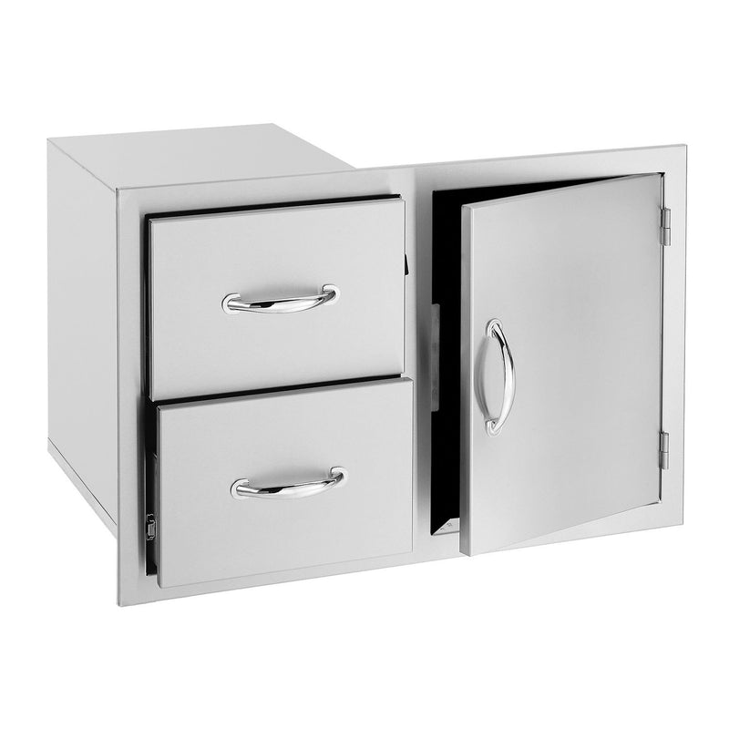 Summerset SSDC2-30 Access Door & Double Drawer Combo, 30-Inch