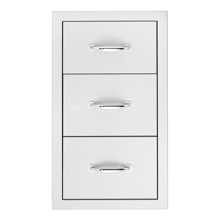 Summerset SSDR3-17 Vertical Triple Drawers, 17x30-Inch