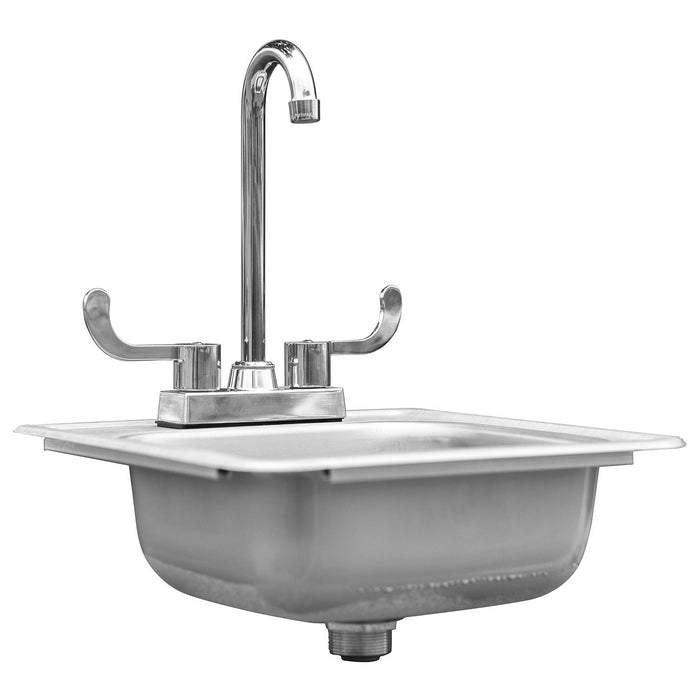 Summerset SSNK-15D Drop In Sink and Faucet
