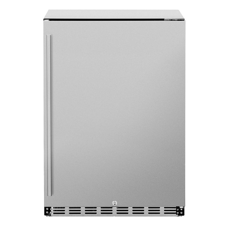 Summerset SSRFR-24D 24-Inch Deluxe Outdoor Refrigerator, 5.3 Cubic Feet