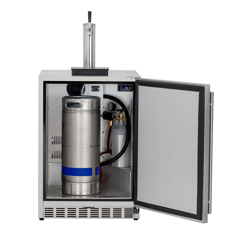 Summerset SSRFR-DK1 Outdoor Single Tap Kegerator, 6.6 Cubic Feet