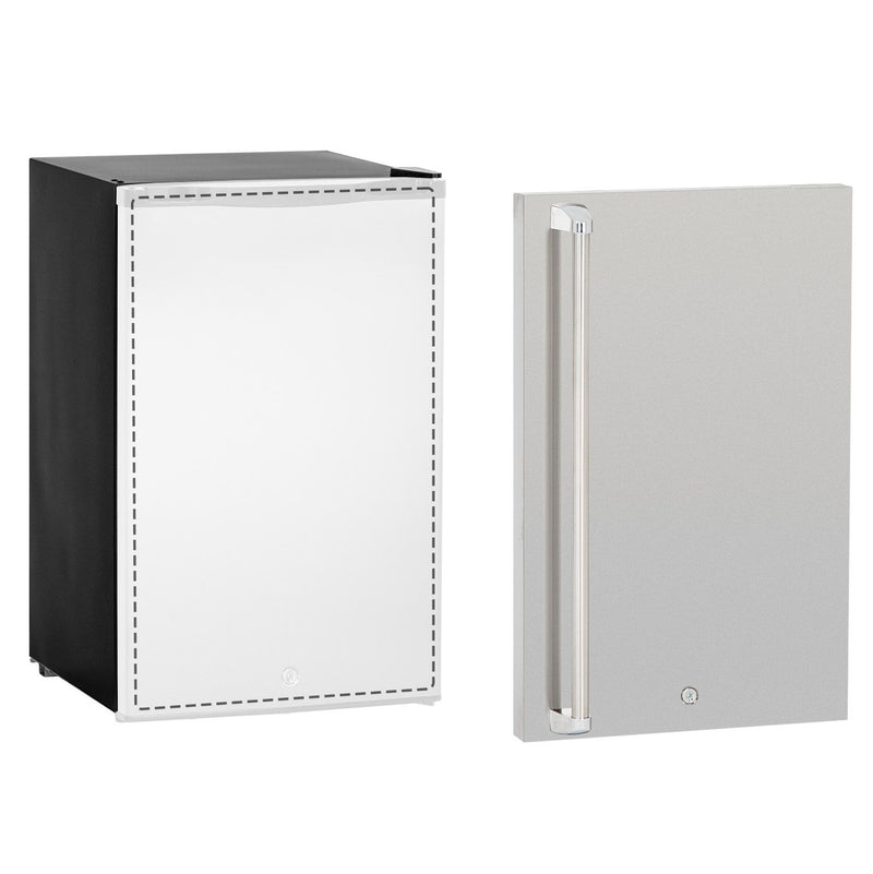 Summerset SSRFR-SL Stainless Steel Refrigerator Door Liner, Left to Right Opening