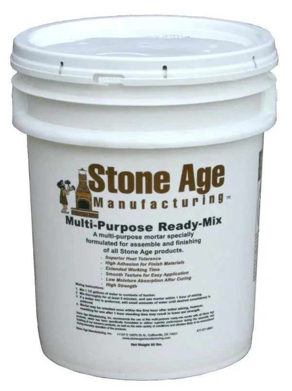Stone Age Manufacturing 5 Gallons of Multi-Purpose Ready-Mix Mortar