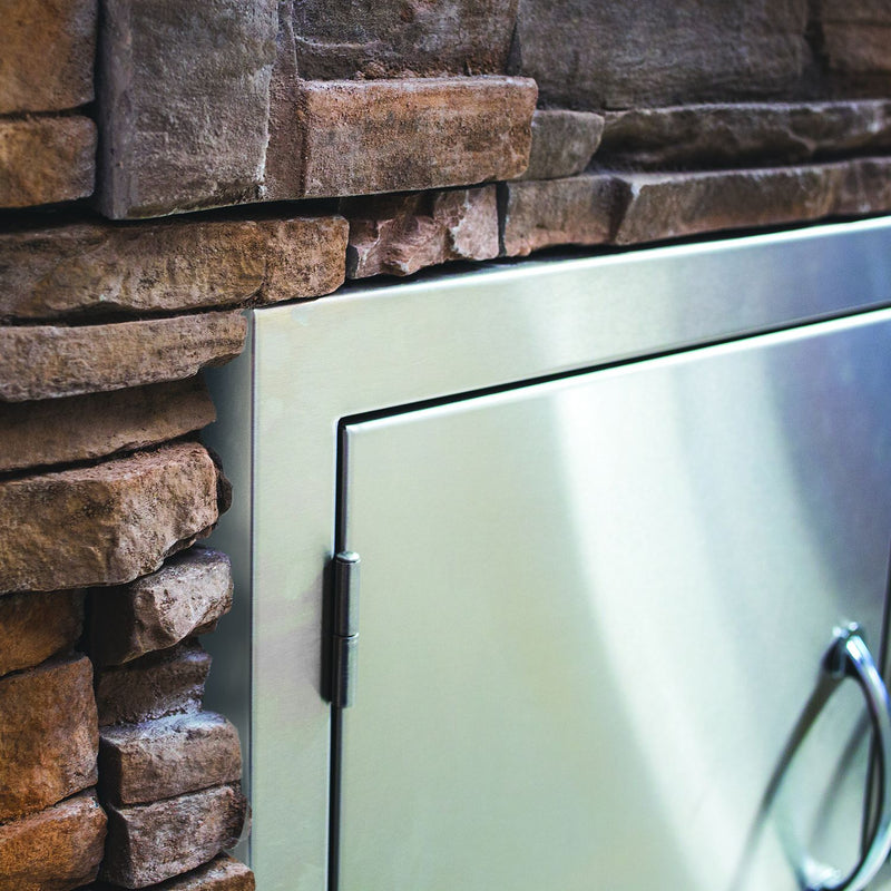 Summerset SSDD-33M Double Access Doors with Masonry Frame, 33-Inch