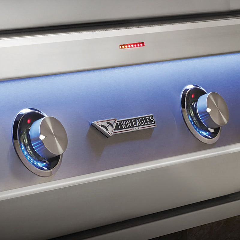 Twin Eagles TE1BQ42RS 42-Inch Eagle One Freestanding Gas Grill with Deluxe Cart with Rotisserie and Infrared Sear Zone