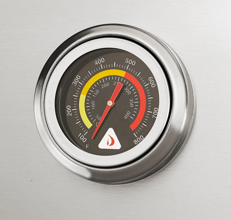 Delta Heat 38" Gas Grill with Infrared Rotisserie & Sear Zone - White Control Panel, Color Edition DHBQ38RS-W