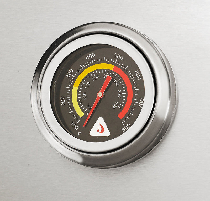 Delta Heat 32" Gas Grill with Infrared Rotisserie - White Control Panel, Color Edition DHBQ32R-W(LP/NG)