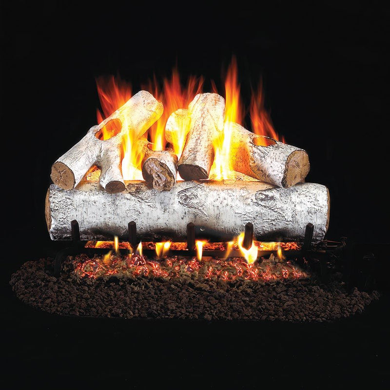 Real Fyre W White Birch Vented Gas Log Set Only
